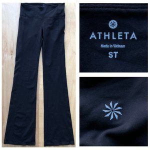 ATHLETA REVELATION Women’s Black Yoga Activewear Flare Pants Style 903795 sz ST